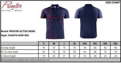 Zoom bild av storlek surf